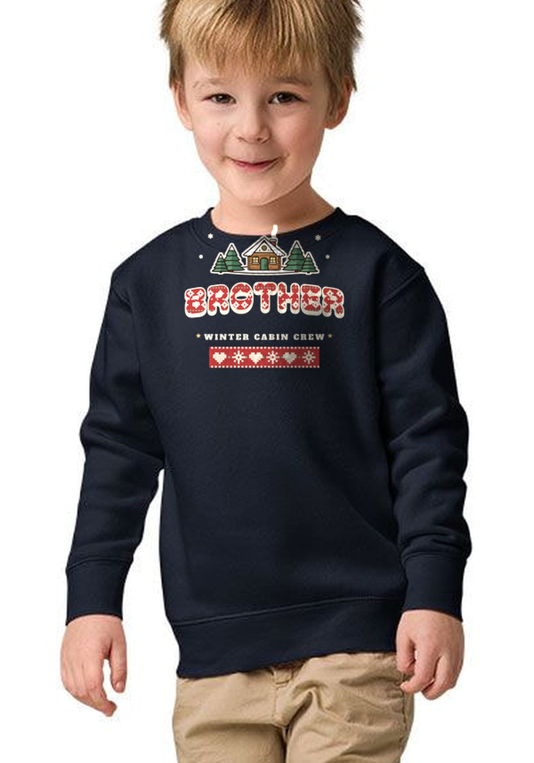 Brother sweatshirt in Navy