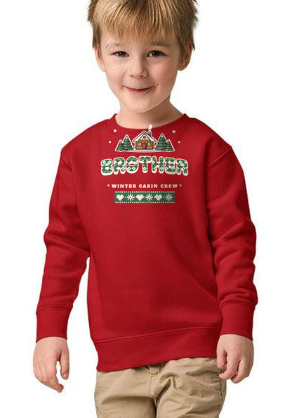 Brother sweatshirt in Red