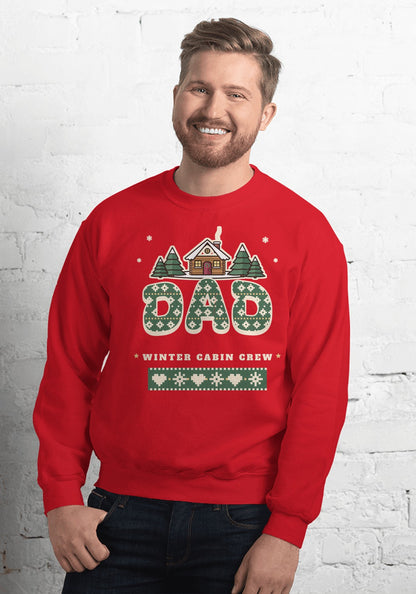 Dad sweatshirt in Red