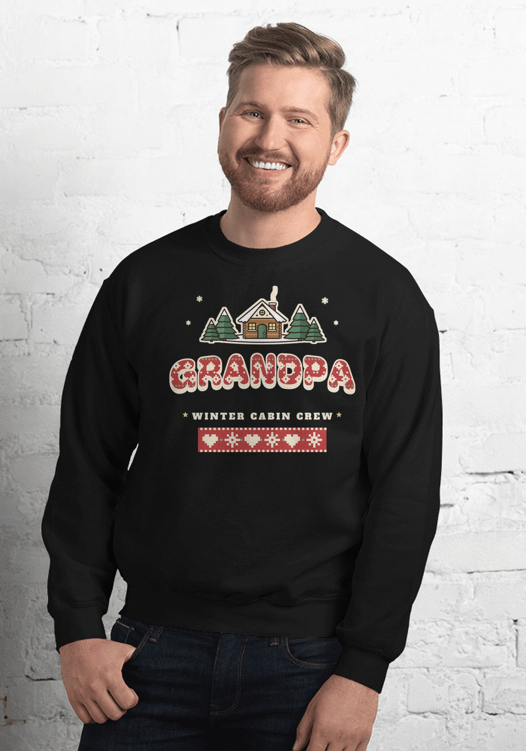 Grandpa sweatshirt in Black