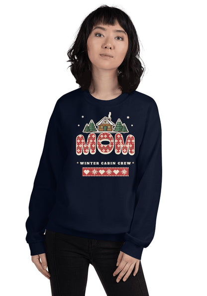 Mom sweatshirt in Navy