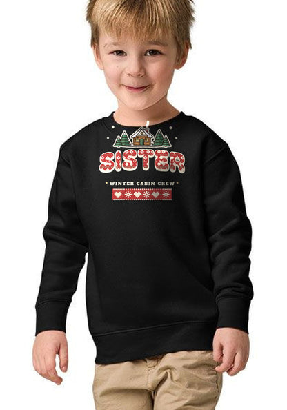 Sister sweatshirt in Black