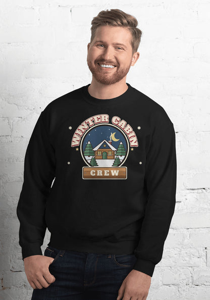 Winter Cabin Crew sweatshirt in Black